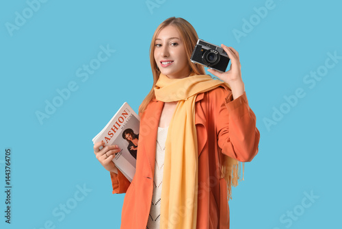 Beautiful young woman with ...