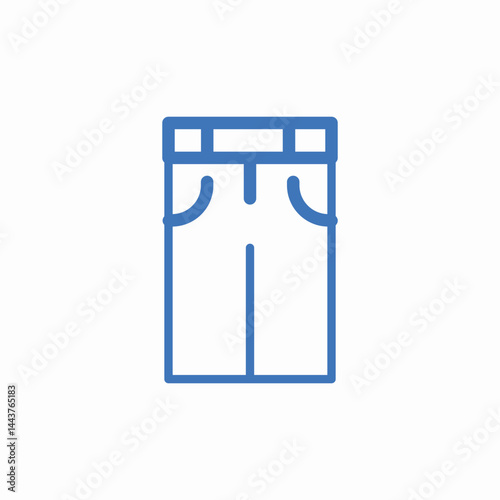 pants clothing fashion icon sign vector