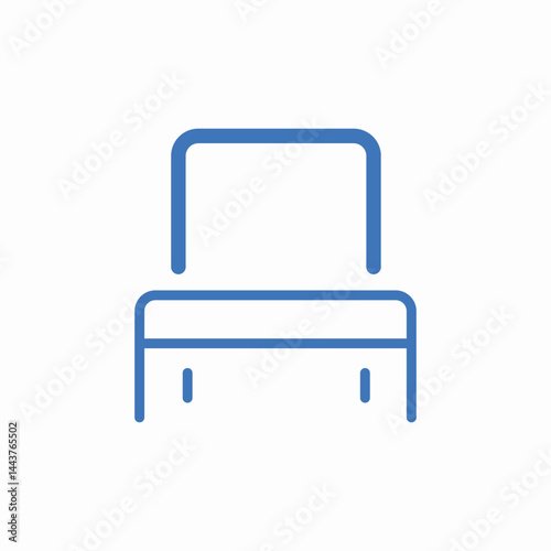 seat chair furniture icon sign vector
