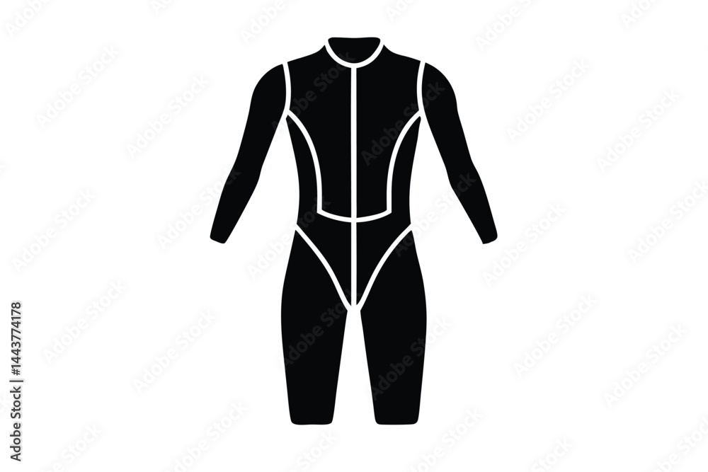 Naklejka premium wetsuit vector icon