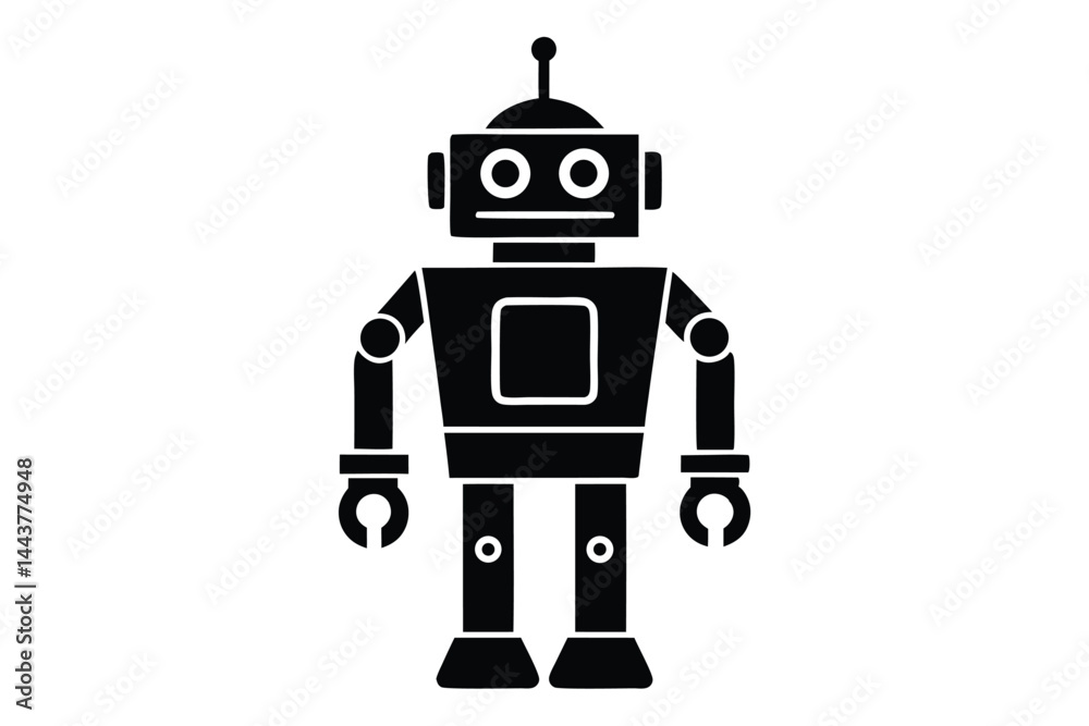 robotics vector icon robotics vector icon
