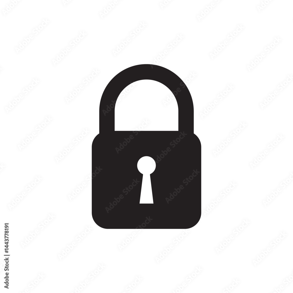padlock element icon padlock element icon