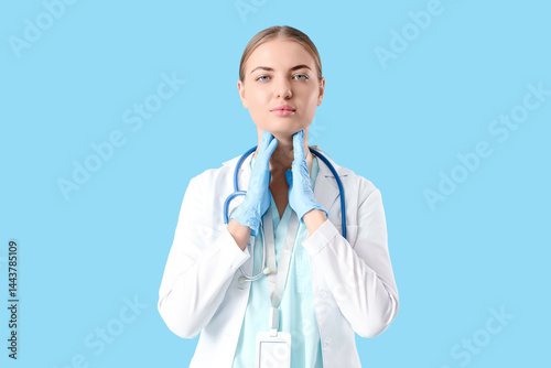 Female endocrinologist self...