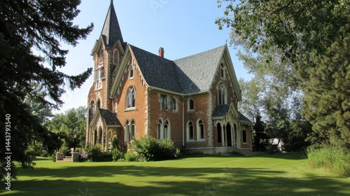 Exterior: St. Antoine Rectory, Batoche.