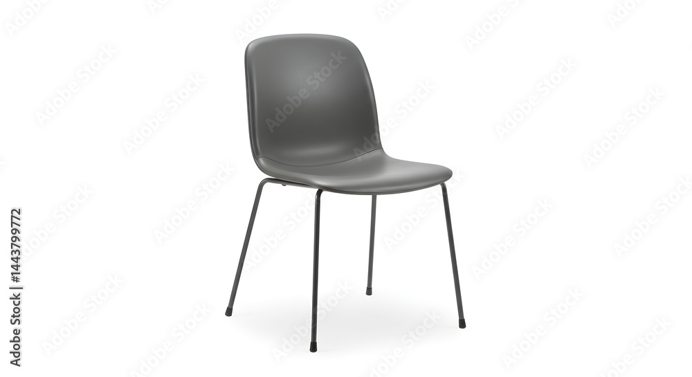 Gray Modern Chair isolated on white background Gray Modern Chair isolated on white background