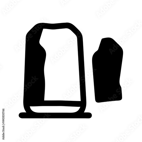 Isolated vector illustration of a beer mug with foam for brewery pub or restaurant logo design