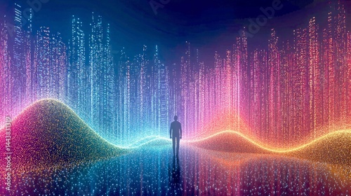 Digital Cityscape: A Futuristic Vision of Urban Technology