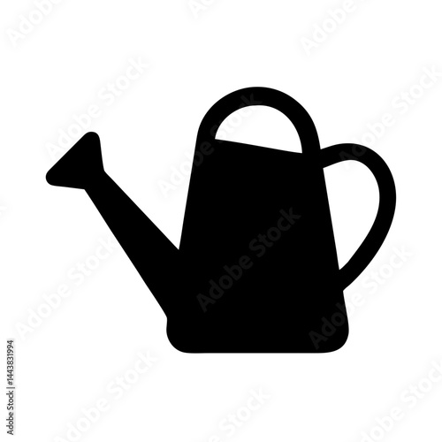 Watering can vector illustration for gardening and plants care irrigation equipment design icon