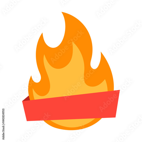 Hot sale badge banner promotion
