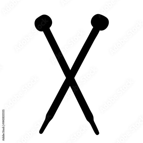 Find crossed straight pins sewing pins dressmaking pins tailor pins vector illustration art
