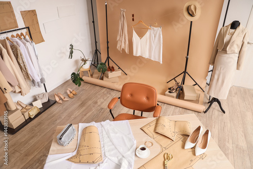 Fashion designer's studio w...