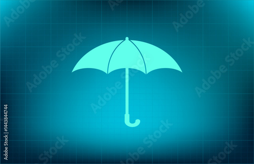 Vector illustration on a blue checkered background.