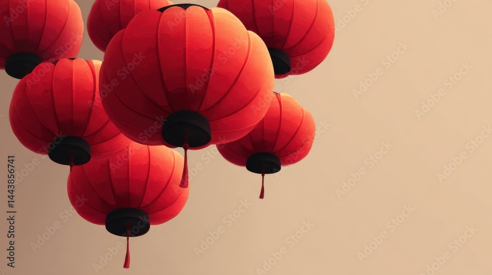 Celebrate joy with our festive lantern design, perfect for the Chinese Lantern Festival Bright colors and vibrant vibes await
