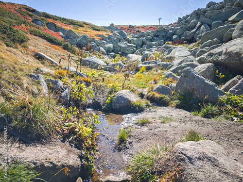 Obraz na płótnie Panorama of Vitosha Mountain near Cherni Vrah peak, Bulgaria w salonie