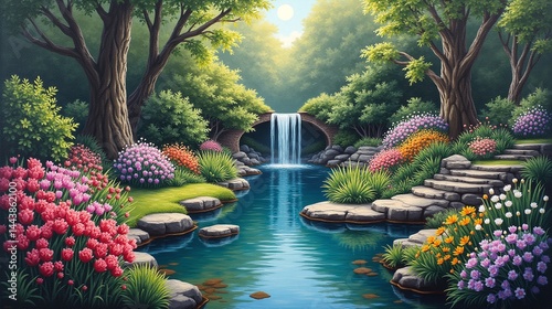 Serenity's Embrace: A Hidden Oasis of Beauty