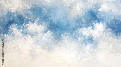 Abstract Cloudy Sky Digital Painting