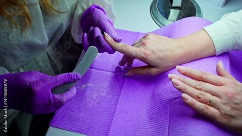 A thorough manicure uses highquality tools with meticulous attention to detail for perfection