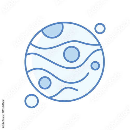 Jupiter Icon vector stock illustration