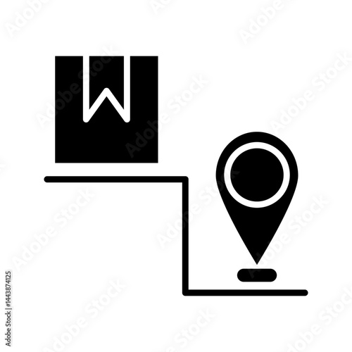 Package delivery, shipping related line icon set, vector illustration with white background.
