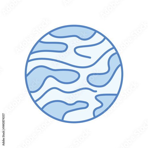 Mars Icon vector stock illustration