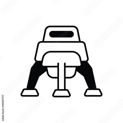 Lander Icon vector stock illustration