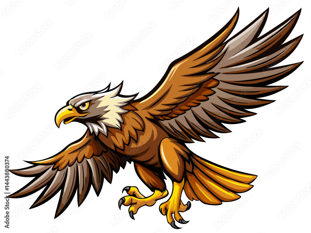 Fototapeta premium eagle in flight