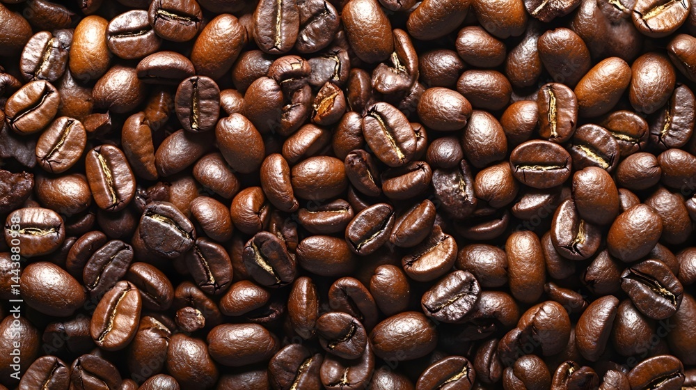 Obraz premium Close-up of coffee beans