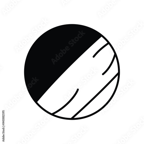 Neptune Icon vector stock illustration