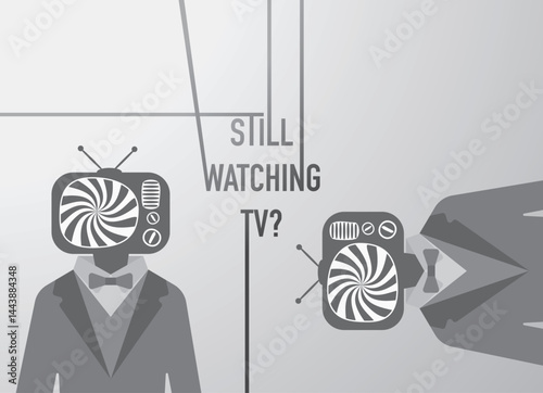 Still watching TV background