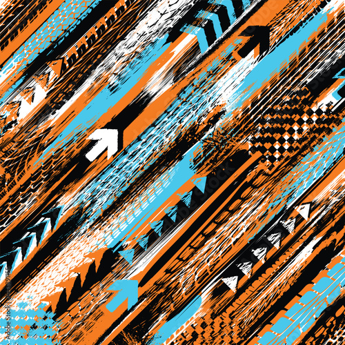 Grunge tire colorful wallpaper