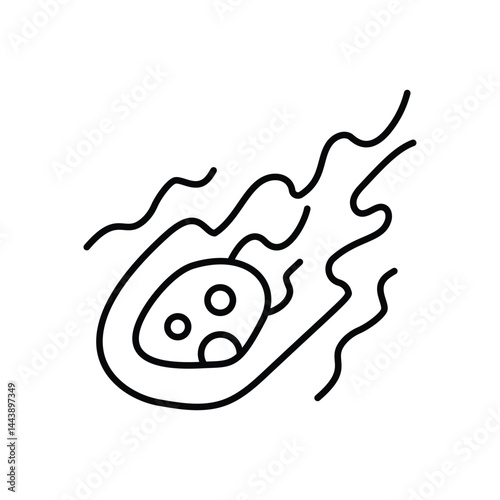 Meteorite Icon vector stock illustration