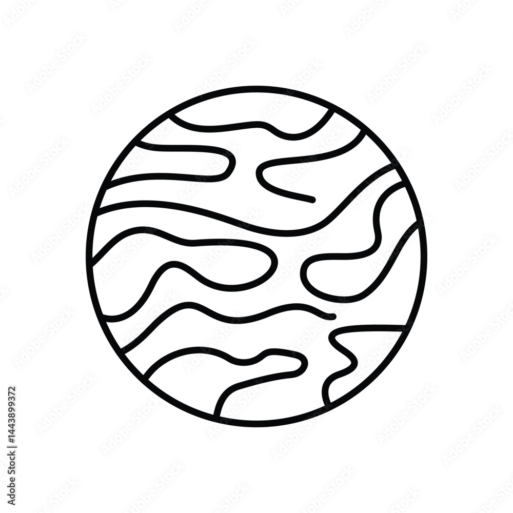 Mars Icon vector stock illustration Mars Icon vector stock illustration