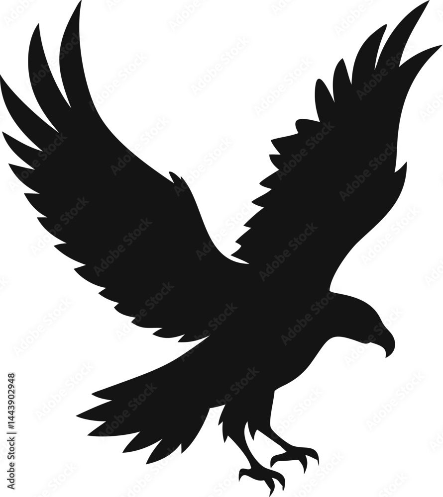 Obraz premium An Eagle with Spread Wings