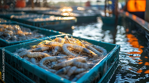 shrimp on a shrimp farm