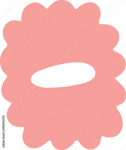 hand drawn font of a dash minus symbol
