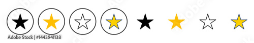 Star Icon vector. rating icon vector. favourite star icon