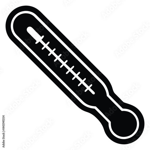 isolated pet thermometer on white background 
