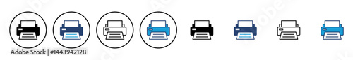 Print icon vector. printer icon vector.