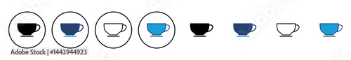coffee cup icon vector. cup a coffee icon vector.