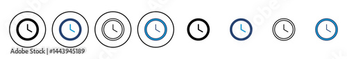 Clock icon vector. Time icon vector. watch icon symbol