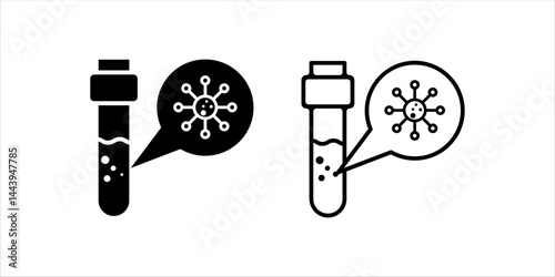 Blood test - Complete blood count CBC icon set - information about white and red cells and concentration of hemoglobin and hematocrit. Isolated vector illustration