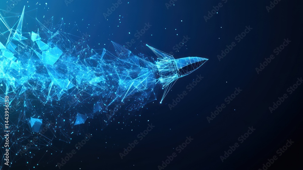 Digitalized launch of a rocket with a conceptual design for new technology Digitalized launch of a rocket with a conceptual design for new technology