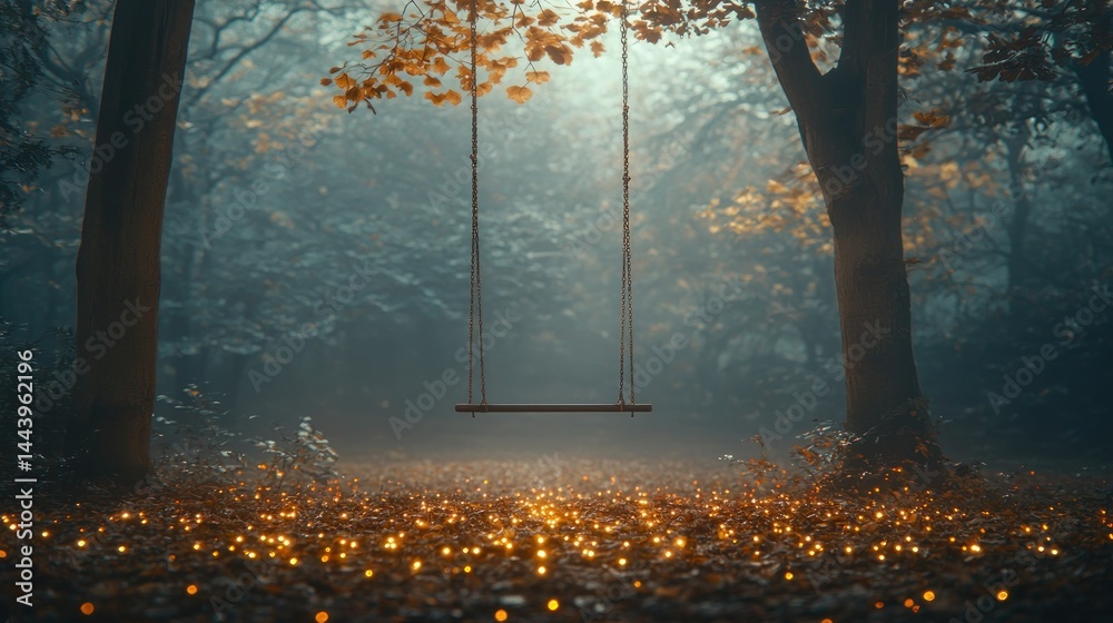 Enchanted forest swing
