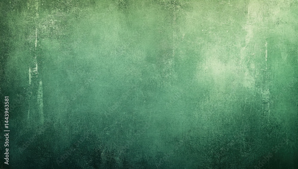 Obraz premium A textured green abstract background featuring a blend of soft and dark hues. ideal for use in graphic design. presentations. and artistic projects