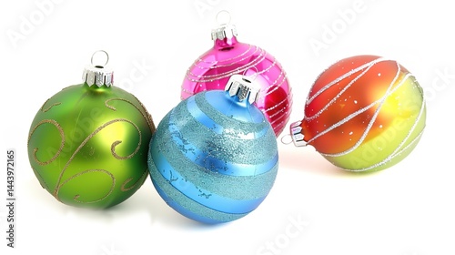 Holiday-Themed Decorative Images with a Simple White Background: Modern and Elegant Design for Creative Projects