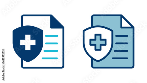 Medical insurance icon vector isolated on white background. health insurance icon