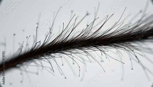 Magnified Human Hair Strands Showing Texture, Cuticle Detail, And Imperfections, Revealing Unseen Beauty. A Detailed Macro Shot Illustrates Natural Hair Structure. Exploring The Intricacies Of Hair.