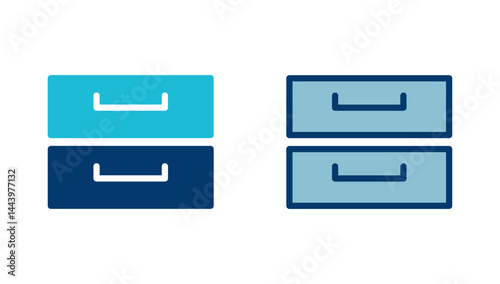 Archive folders icon vector isolated on white background. binders vector icon. Archive storage icon.