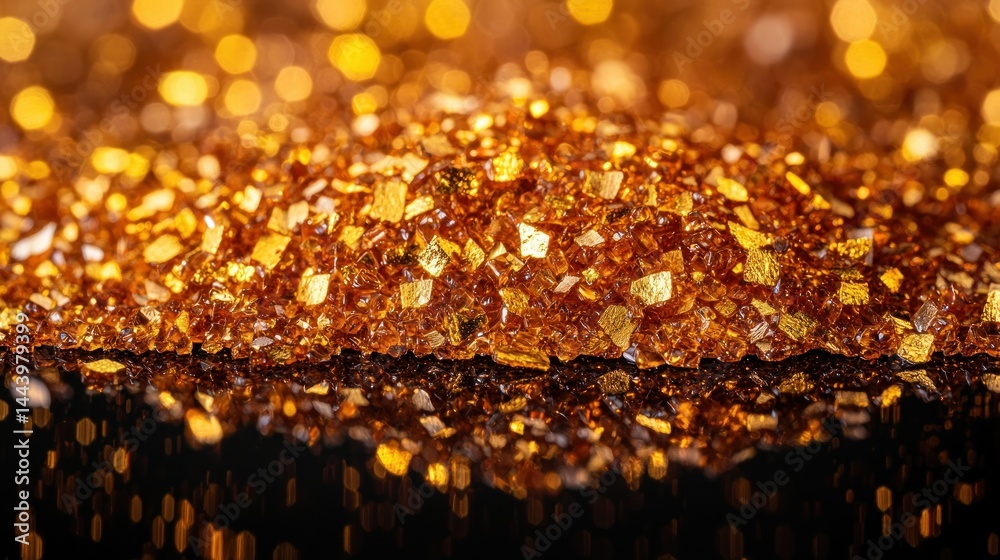 Golden sparkle texture