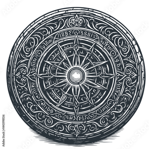Ancient Stone Circle with Mystical and Spiritual Significance Surrounded by Nature and Magical Energy